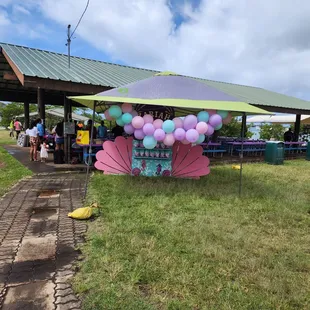 View of Pavillion  with part decorations