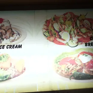 tacos, menu