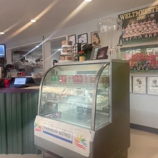 a display of a variety of pastries