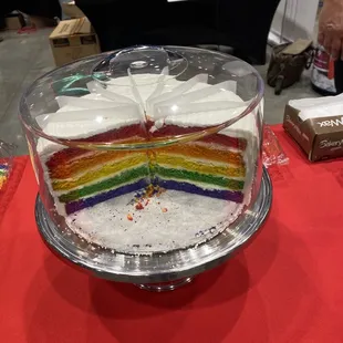 For PRIDE - they have this delicious Rainbow Cake.