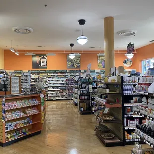 the store's interior