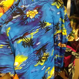 Locally made aloha shirts