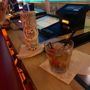 I have the Fig Old Fashion and wife asked for bartenders fav rum drink
