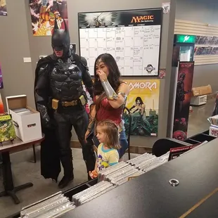 Batman &amp; Wonder Woman store appearance