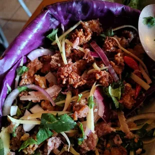 Crispy rice salad