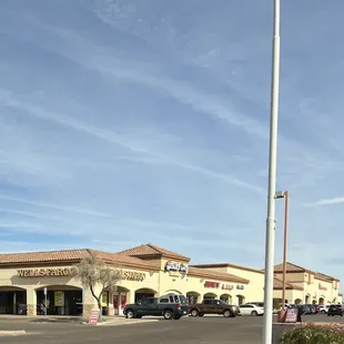 outside