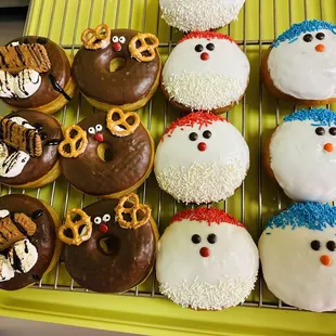 Holiday donuts