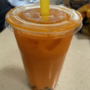 Thai boba tea