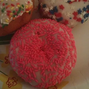 Sprinkle donuts