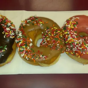 I can&apos;t decide which to eat first; all so yummy. These donuts are so soft and not too sweet-- perfection.