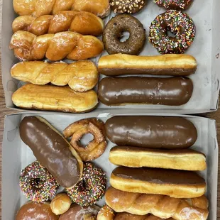 Glaze twisties perhaps over-cooked