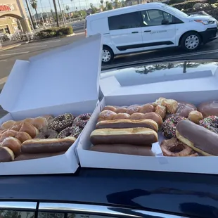 Two dozen $13.90 each. Lol I had to take an instant picture right after purchase. Drool.