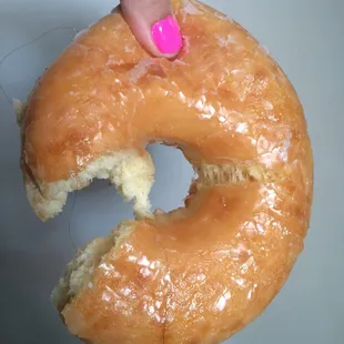 Hair baked into my donut.