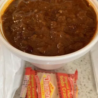 Chili Bowl with Cracker