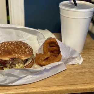 The bun was a little over cooked but it worked! It brought some extra texture to the overall flavor and I very much enjoyed it!