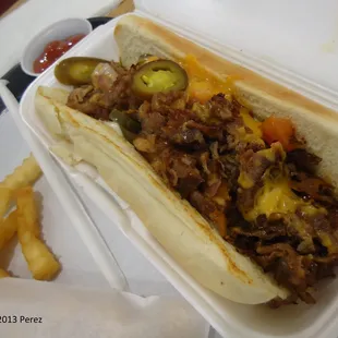 Philly Cheese Steak Sandwich