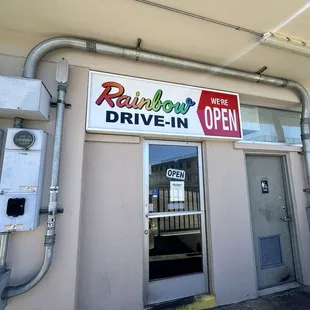 Back entrance from parking lot