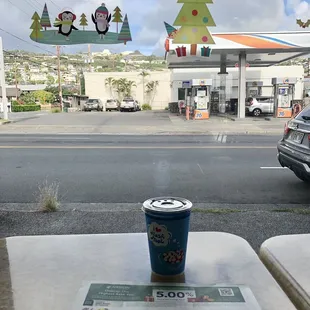 Interior view looking towards School St