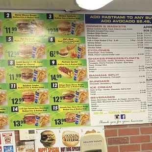 Menu 10/23/23