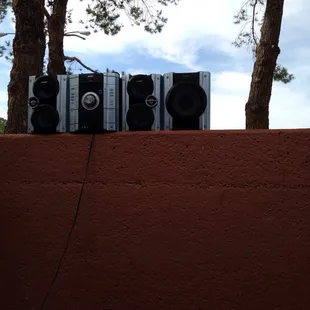 Outlets in the picnic area means tunes in the park @ Rainbow Family Park