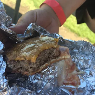 Dry burgers for $5 this is what you get.  Taste like freezer burns.