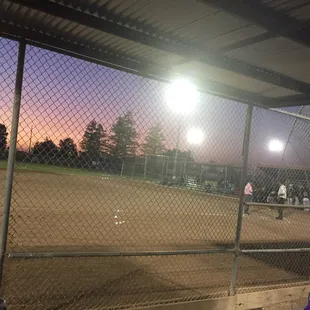 Night game at Rainbow Field