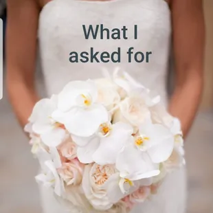 The photo my parents printed out and gave the florist