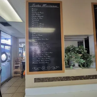Torta menu