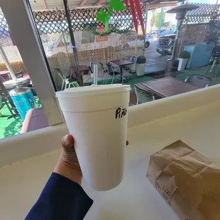 Piña Agua Fresca 32oz - HUGE!