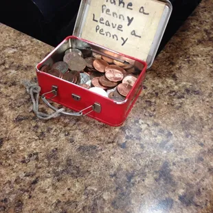 Take a penny, leave a penny. That could probably buy a Torta.