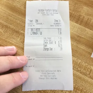 Food receipt beef tacos