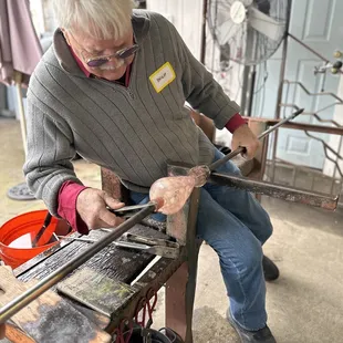 Phillip Teefy the owner is a joy to talk to about the history of glass