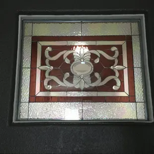 Window Interior 
Beveled Glass with color