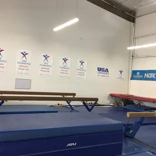 The upper level beam area!