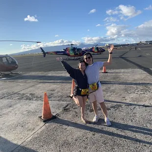 He surprised me with a helicopter ride