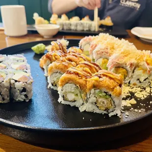 Philly Roll (left), MD roll (middle), 15. Bel Air Roll (right)