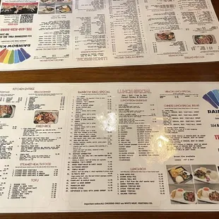 Menu (As of June 2024)