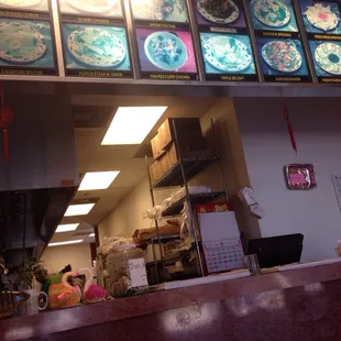 sushi and sashimi, interior