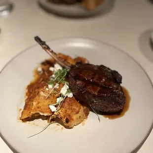 North American Grilled Elk Chop