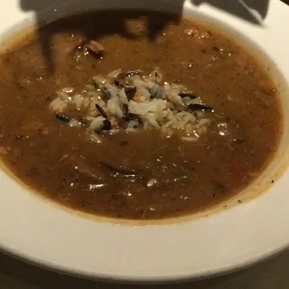 The Lodge's Smoked Duck Gumbo