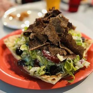 Greek Island Beef Salad