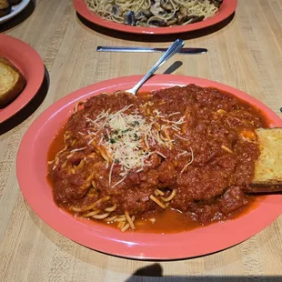 Chicken Parmesan with Spaghetti