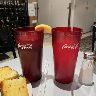 Lemonade and iced tea