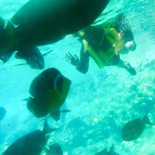 So much fun!   P.S. I was going for a double wave vs. mime hands