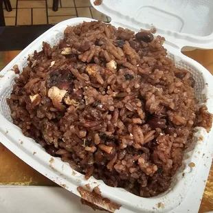 Waakye (rice and beans)