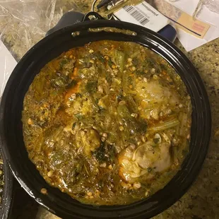 Okra stew