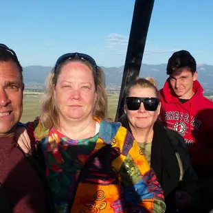Family pic at 8000 ft.