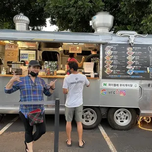 First food truck you'll see at the lot