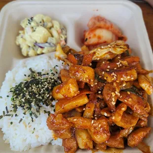Spicy chicken plate