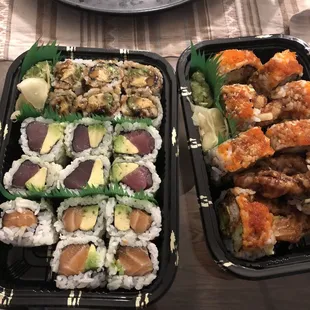 G12. Eel Avocado, G23. Tuna Avocado Maki, G24. Salmon Avocado Maki, G18. Shrimp Tempura Maki, G17. Soft Shell Crab Maki